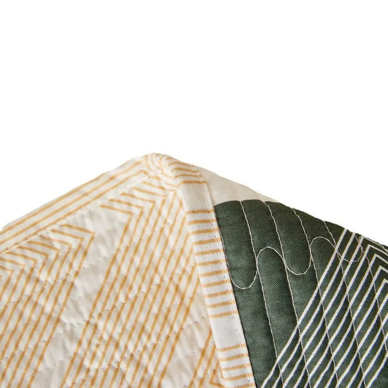 Pure cotton printed bed sheet set for 2.2 metre beds in modern simplicity style