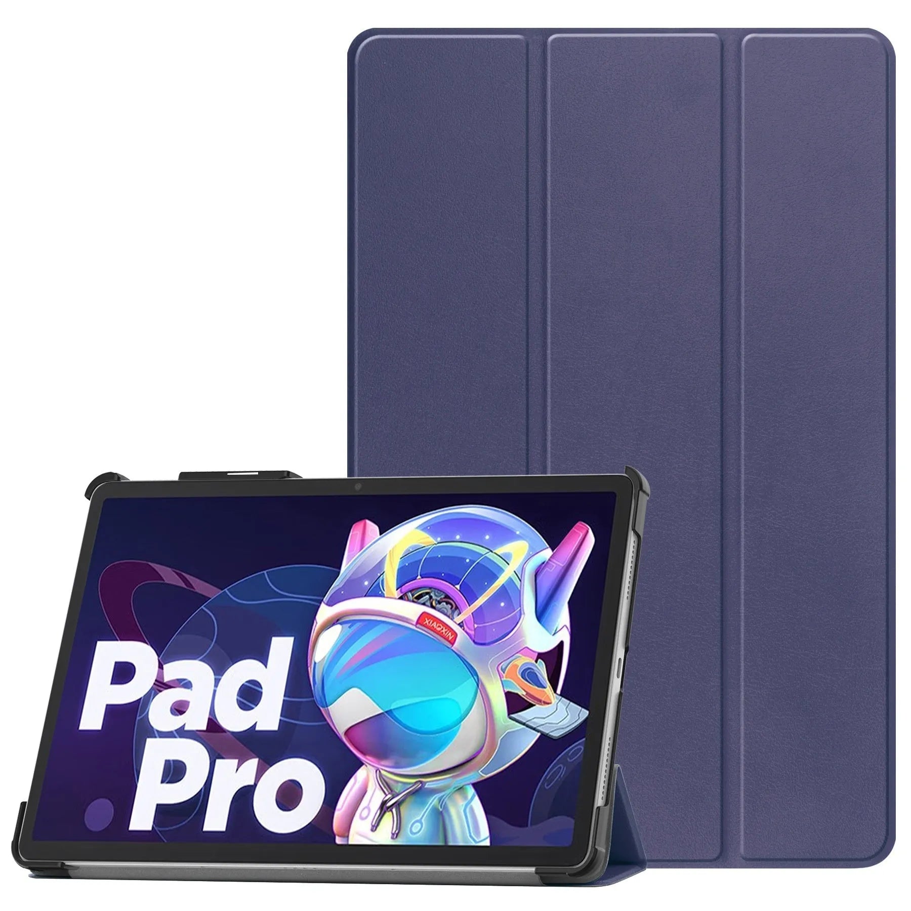 Lenovo Tab P12 12.7-inch tablet protective case with a three-fold stand in various colour and pattern options.