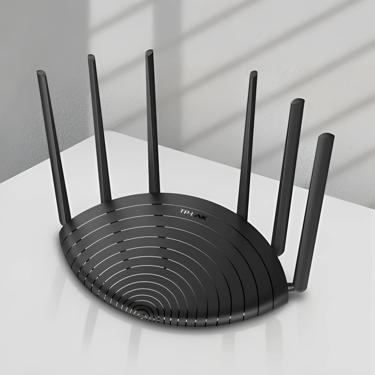 TP-Link AC1900 gigabit wireless router with network cable