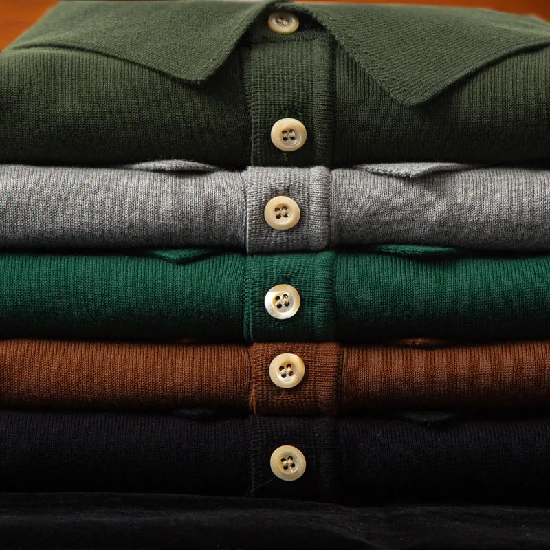 Retro slim fit short-sleeved cotton t-shirt shown in a solid colour