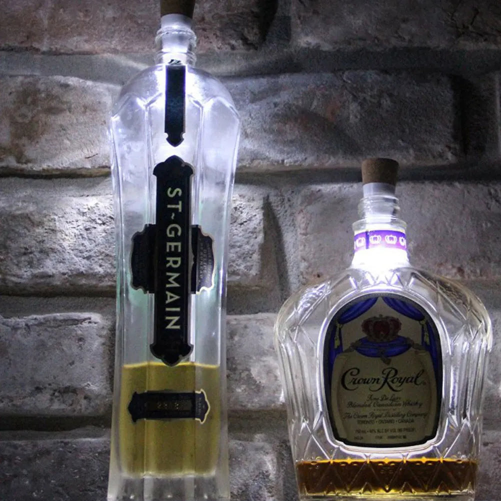 LED rechargeable luminous bottle cap cork light plastic unit measuring 30x73mm