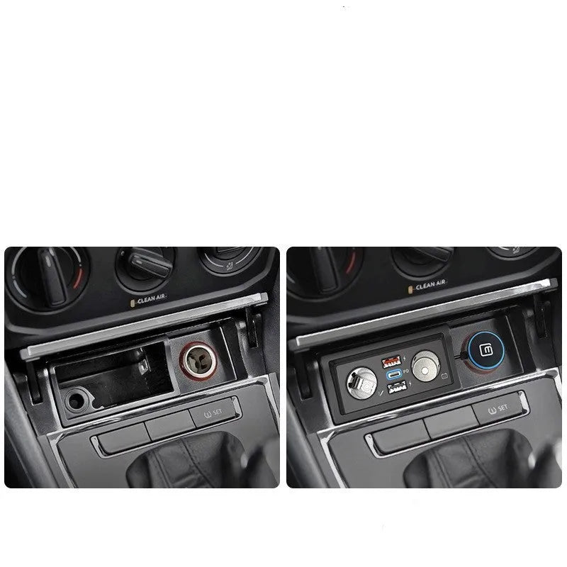Volkswagen Lavida 13 car charger with QC3.0 fast charging for cigarette lighter socket