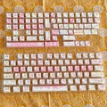 Meow Meow Team 141-piece mechanical keyboard key cap set with five-sided sublimation printing