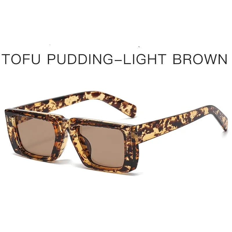 Y2K style special-shaped sunglasses with full frame and UV400 protection in multiple colour options.