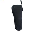 Black cloth storage bag for mobile phone stabilizer accessories with zipper and carry handle