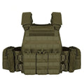 Men's camouflage tactical training vest in polyester with free size fit