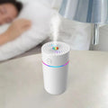 Car USB mini humidifier device with aromatherapy function in black colour variant with USB cable