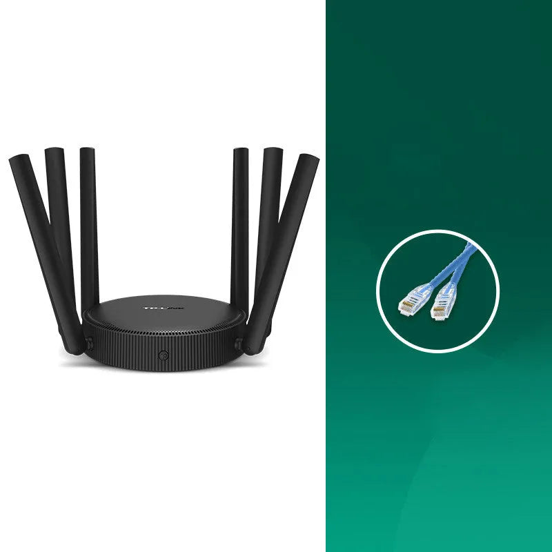 TP-Link AC1900 gigabit wireless router with network cable