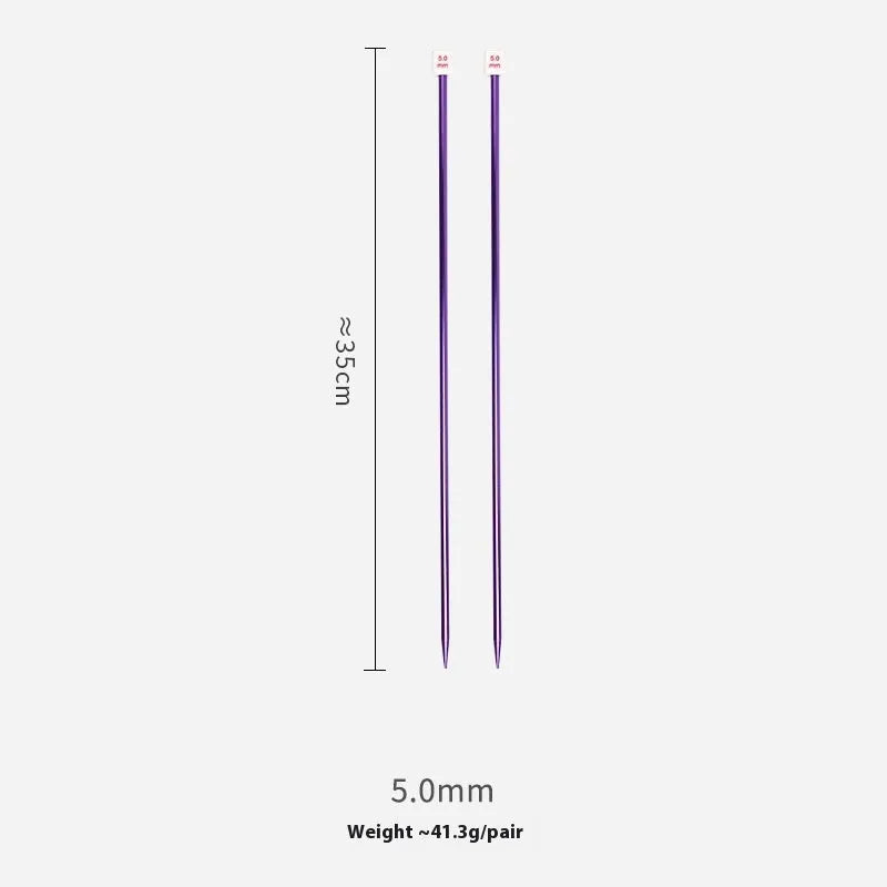 Complete set of 28 crochet hooks in 14 sizes from 2.0mm to 10.0mm with protective caps