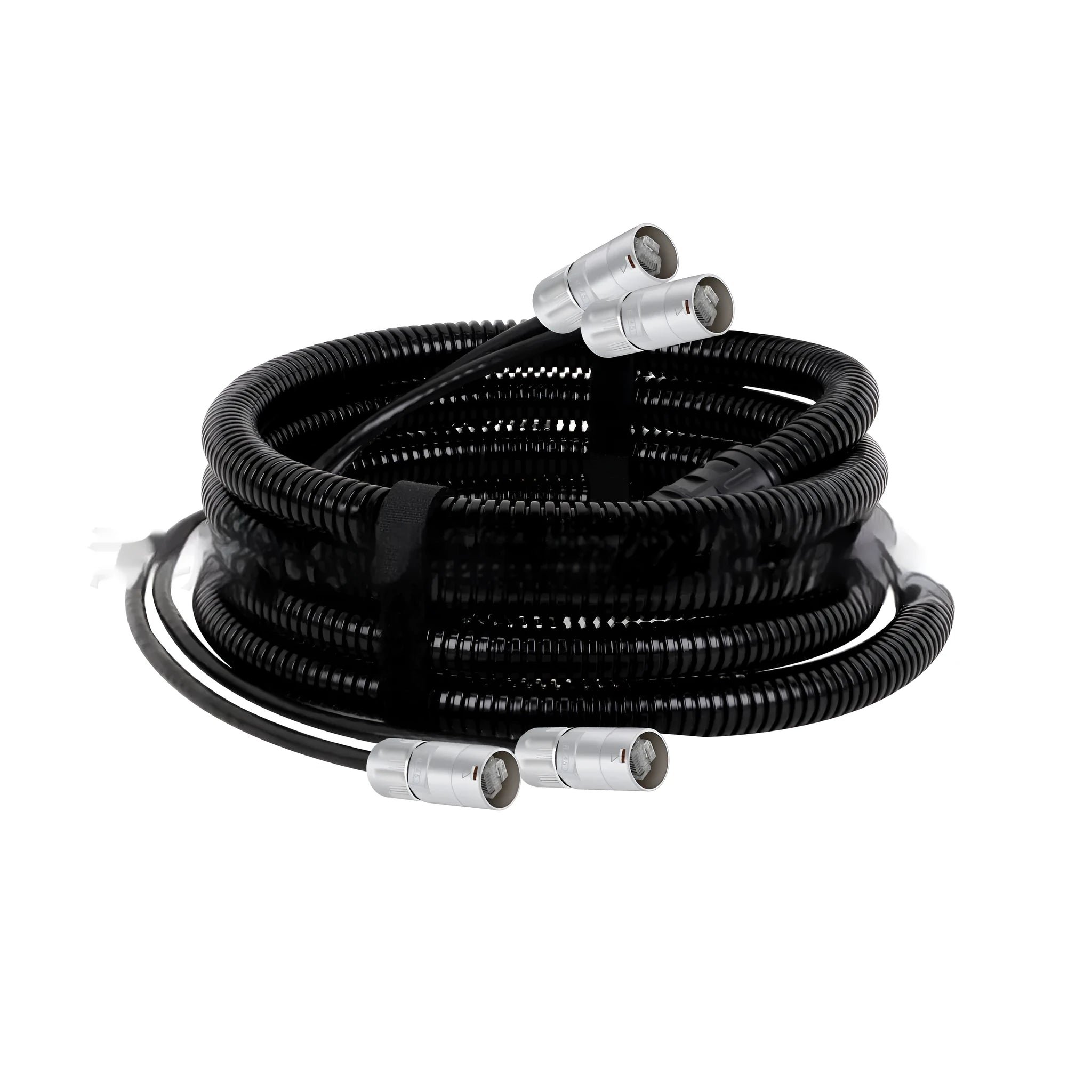 Cat5 and Cat6 Ethernet network extension cable with RJ45 connectors in various lengths